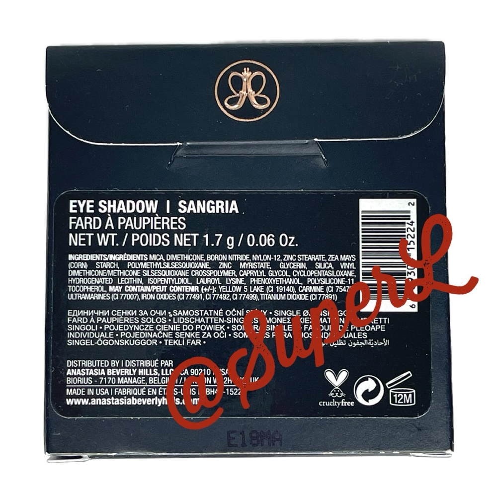 3/$15 NEW Anastasia Beverly Hills Single Eyeshadow Eye Shadow Sangria Mauve - Picture 3 of 6